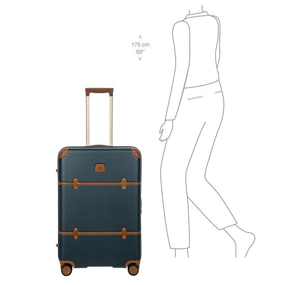 Bric's Bellagio 4 ruote Carrello 70.5 cm con piega di espansione