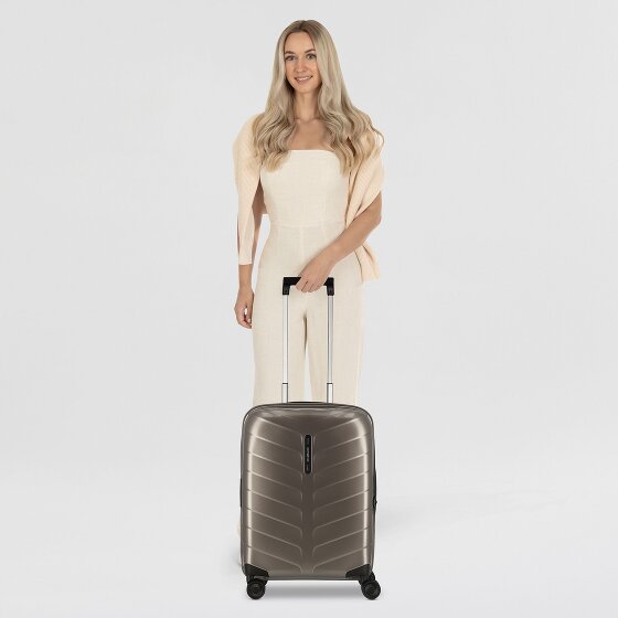 Samsonite Attrix 4 ruote Carrello della cabina 55 cm con piega di espansione