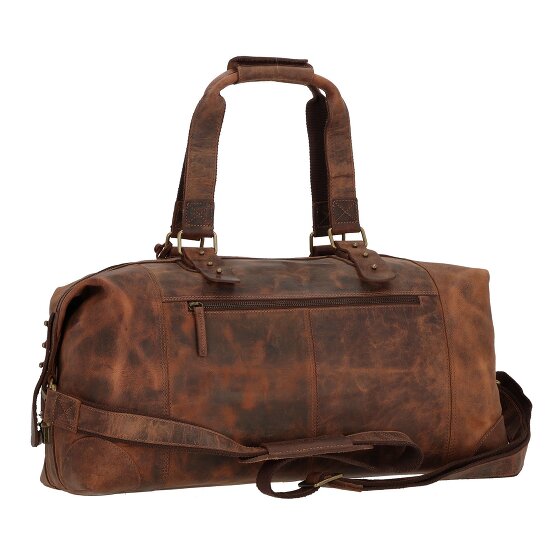 Greenland Nature Borsa da viaggio classica Weekender in pelle 54 cm