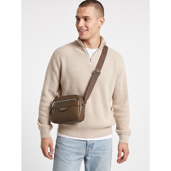 Lacoste Ossian Borsa a tracolla Vera Pelle 19 cm