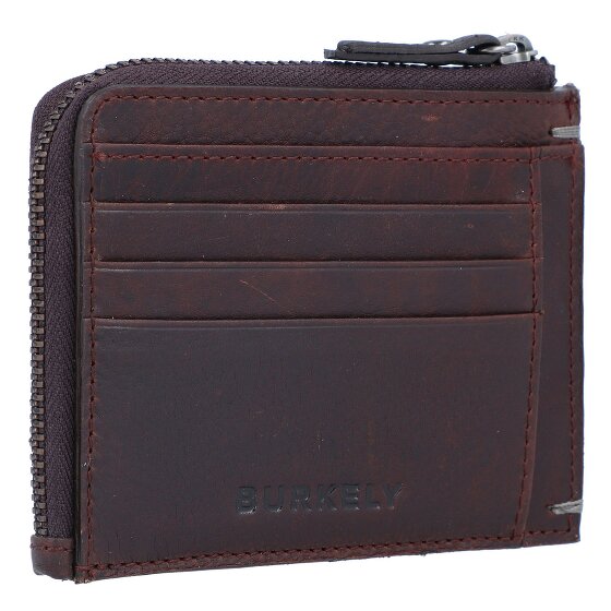 Burkely Antique Avery Custodia per carta di credito Protezione RFID Vera Pelle 11 cm