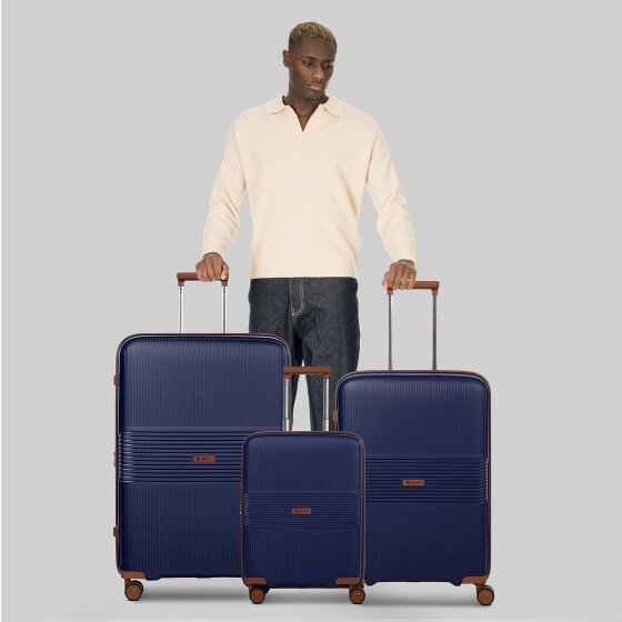 Farmhood Eco Edition 02 4 ruote Set di valigie 3 pezzi con piega di espansione