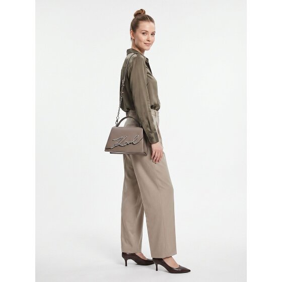 Karl Lagerfeld Signature 2.0 Borsetta Vera Pelle 26 cm