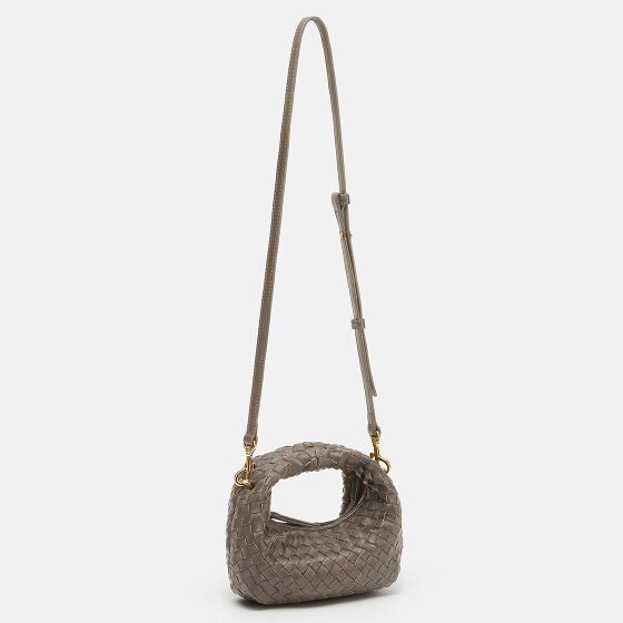 LES VISIONNAIRES Greta Micro weave Borsetta Pelle 20 cm