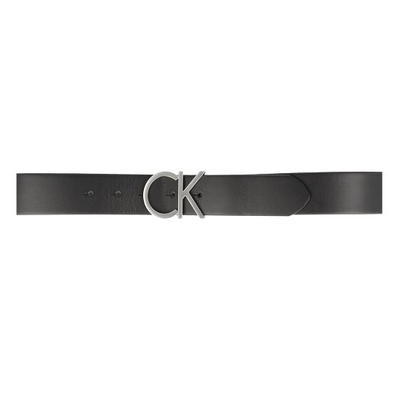 Calvin Klein Cintura con logo CK in pelle