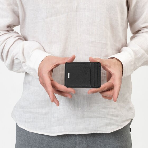 Redolz Porta carte di credito RFID in pelle Essentials da 7 cm con fermasoldi