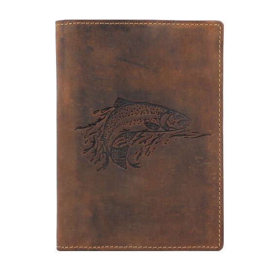 Greenburry Portadocumenti vintage in pelle 12 cm