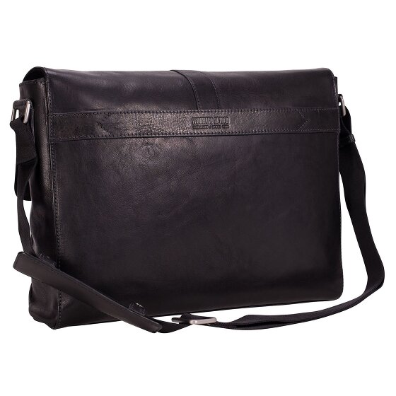 Leonhard Heyden Messenger Bergamo in pelle 38 cm Scomparto per laptop