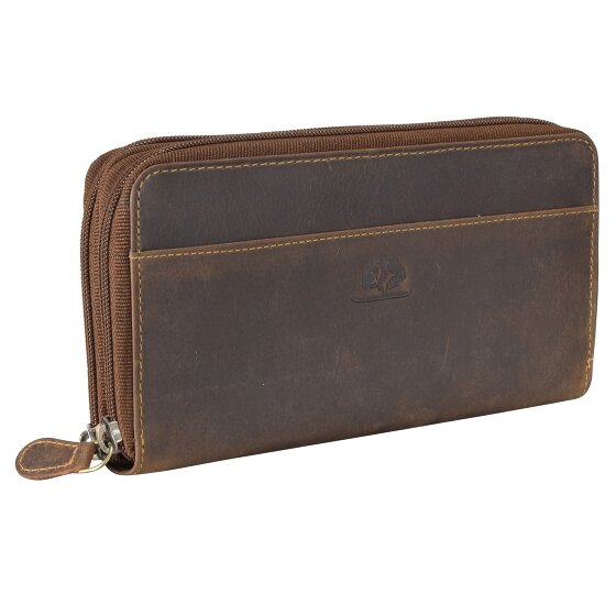 Greenburry Portafoglio vintage in pelle 20 cm