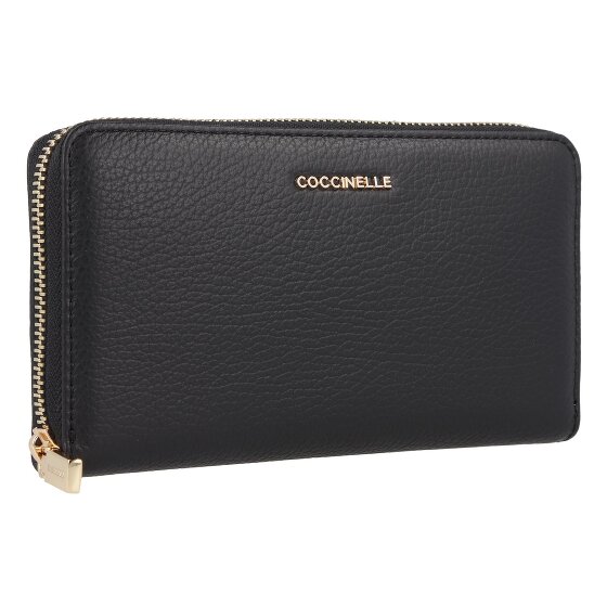Coccinelle Metallic Soft Portafoglio Vera Pelle 10 cm