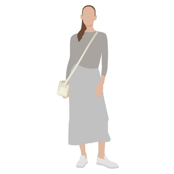 Patrizia Pepe Straw Borsa a tracolla 22 cm