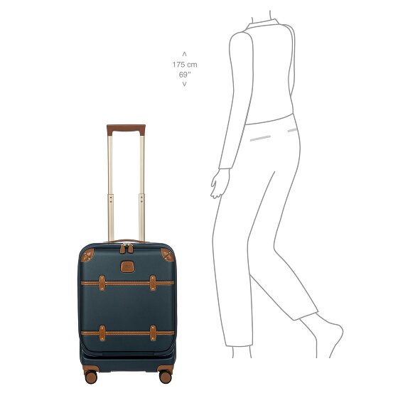 Bric's Bellagio 4 ruote Carrello della cabina 55 cm con piega di espansione