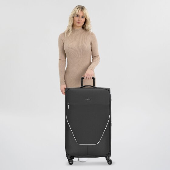 Stratic taska Trolley a 4 ruote L 76 cm con piega a espansione