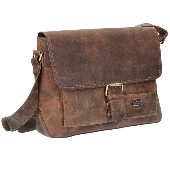 Harold's Messenger antico 32 cm in pelle Scomparto per laptop