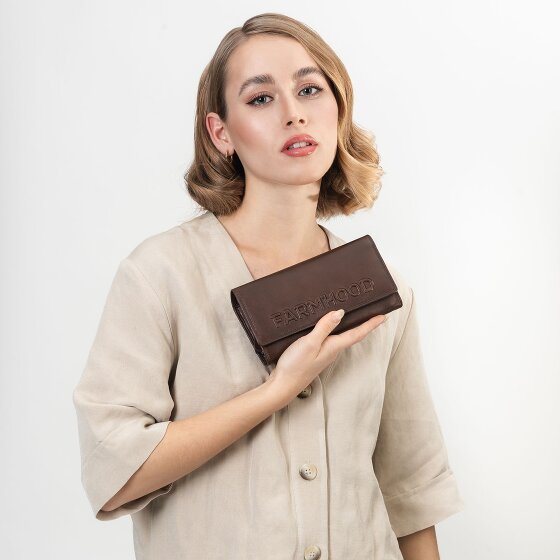 Farmhood Memphis Portafoglio Protezione RFID Pelle 19 cm