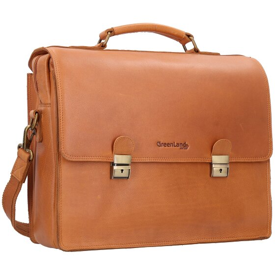 Greenland Nature Nature Cartella RFID in pelle 40 cm Scomparto per laptop