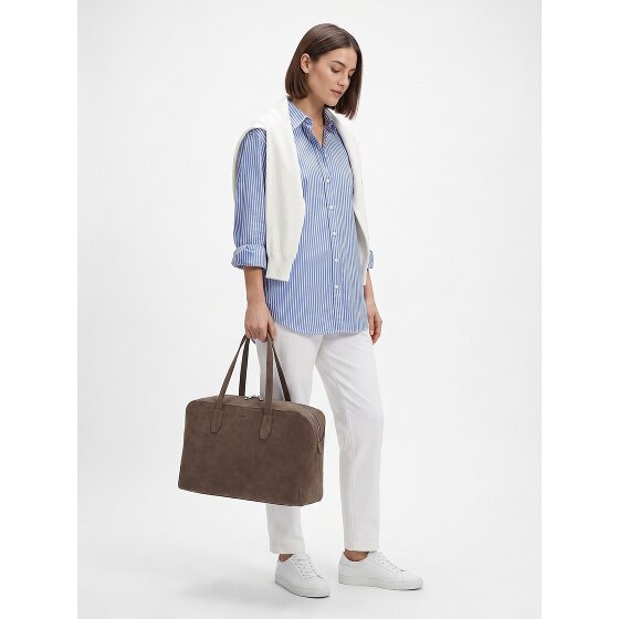 Boss Axell Borsa da viaggio Weekender Vera Pelle 45 cm