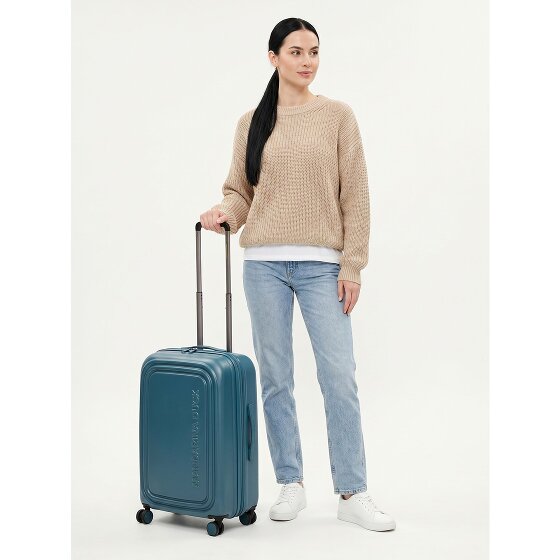 Mandarina Duck Logoduck + 4 ruote Carrello M 69 cm