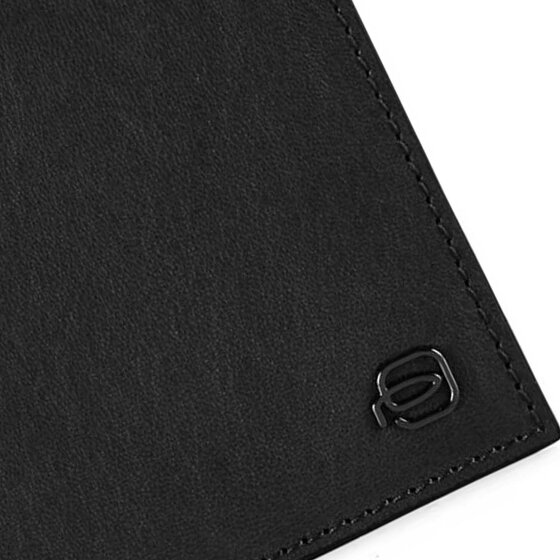 Piquadro Black Square Custodia per carta di credito Protezione RFID Pelle 9 cm