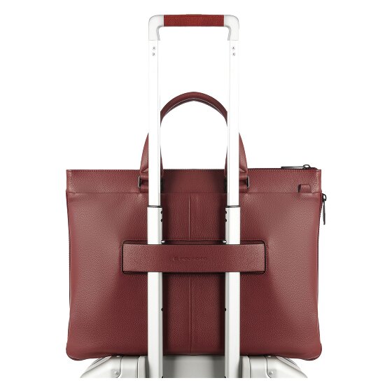 Piquadro Russel Valigetta Protezione RFID Vera Pelle 42 cm Vano porta PC