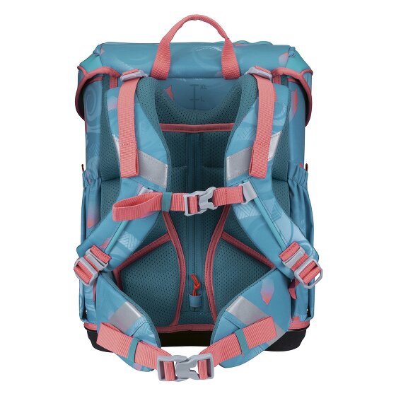 Scout Neo Exklusiv Safety Light Set di borse per la scuola 5 pezzi