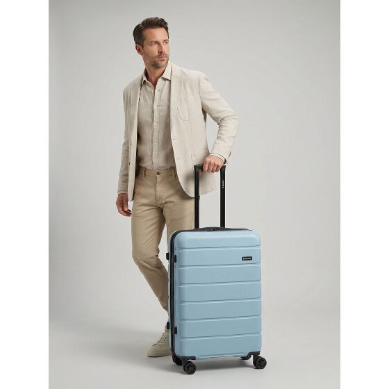 Saxoline Miami 4 ruote Carrello M 65 cm con piega di espansione