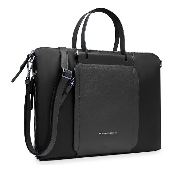 Piquadro Lyra Valigetta Vera Pelle 42 cm Vano porta PC espandibile