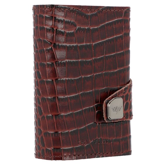 Tru Virtu Custodia per carte di credito Click & Slide Portafoglio RFID in pelle 6,5 cm