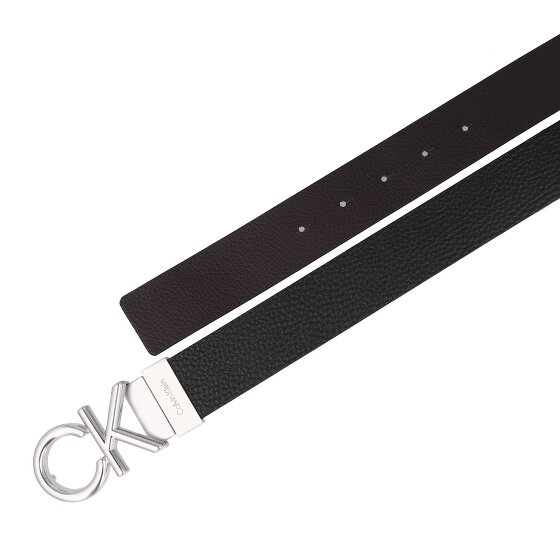 Calvin Klein CK Metal Bombe Cintura Vera Pelle