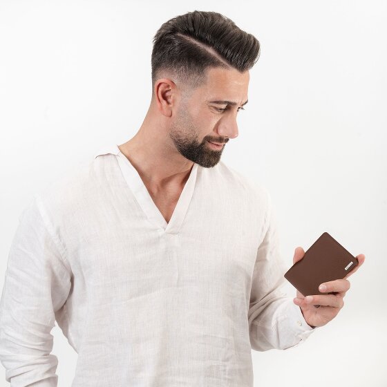 Redolz Leather Essentials QF portafoglio piccolo RFID in pelle 10,5 cm