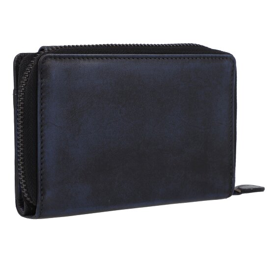 Greenburry Destressed Portafoglio Protezione RFID Pelle 13.5 cm