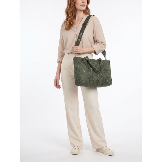 Fritzi aus Preußen Izzy Vintage Limited Embro Bloom Borsa a spalla 42 cm
