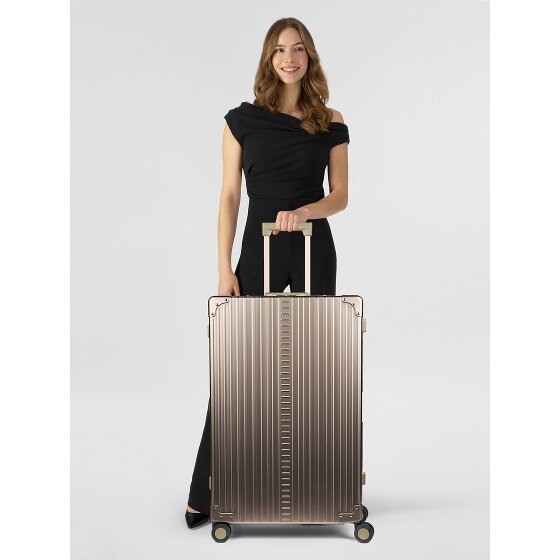 Aleon Carrello Traveler Macro a 4 ruote in Alluminio, 77 cm