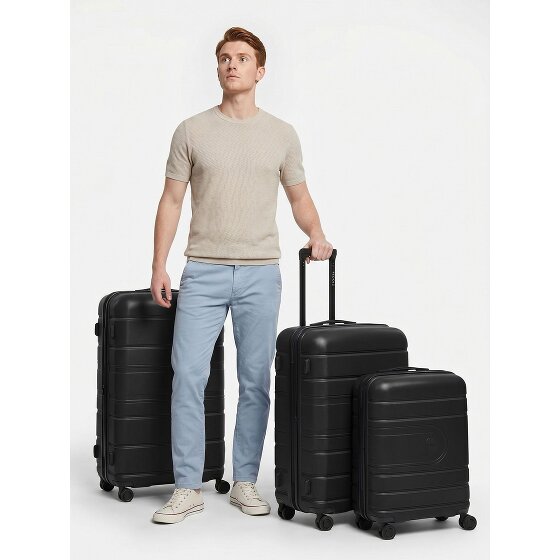 Redolz Essentials 11 4 ruote Set di valigie 3 pezzi con piega di espansione