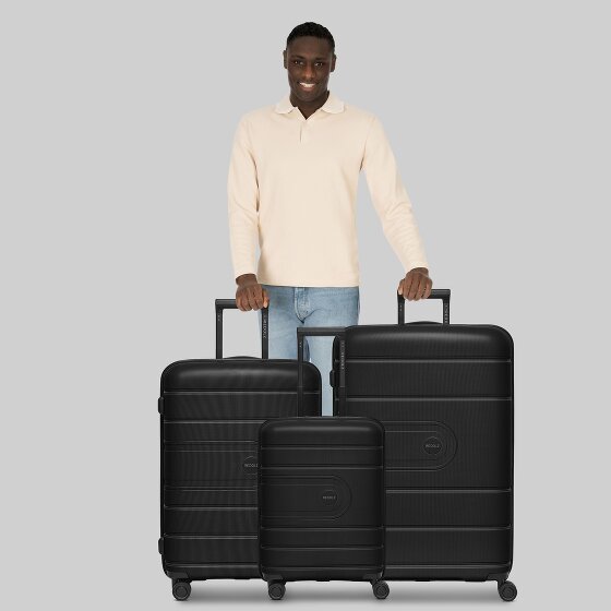 Redolz Essentials 11 4 ruote Set di valigie 3 pezzi con piega di espansione