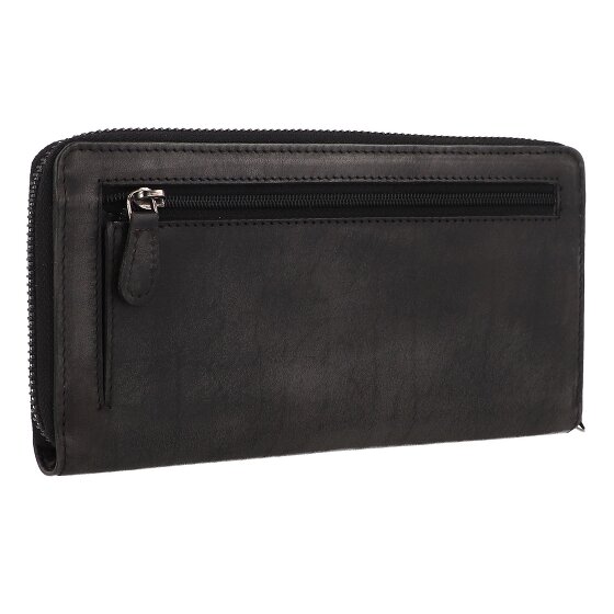Greenburry Destressed Portafoglio Protezione RFID Pelle 19 cm