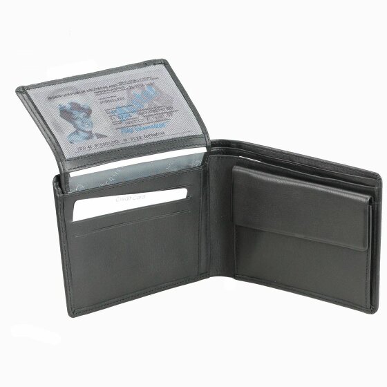 Esquire Portafoglio con logo in pelle 13 cm Esquire Portafoglio con logo in pelle 13 cm