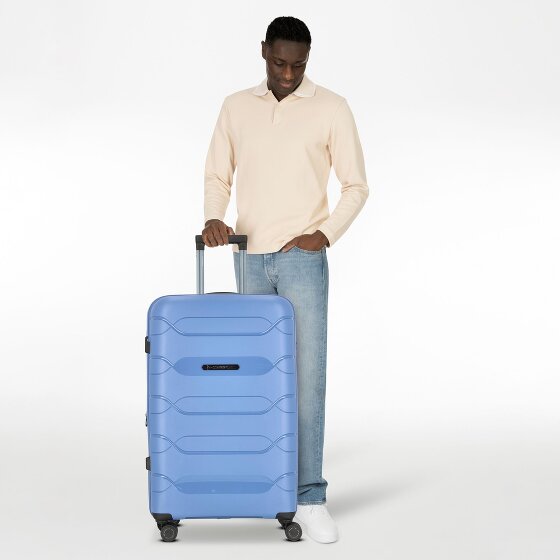 Polestream Strz by Asteroid 4 ruote Carrello L 74 cm con piega di espansione