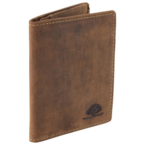 Greenburry Porta carte di credito vintage in pelle 9 cm