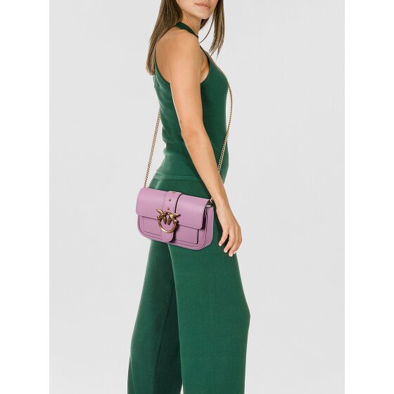 PINKO Love One One Borsa a tracolla Vera Pelle 19.5 cm