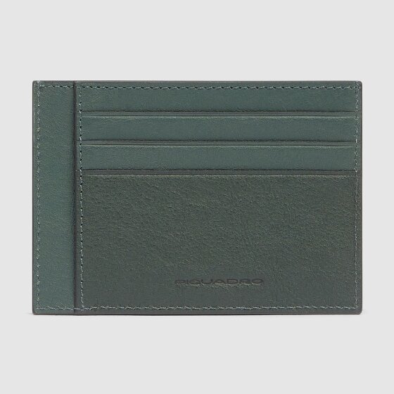 Piquadro Black Square Custodia per carta di credito Pelle 11 cm