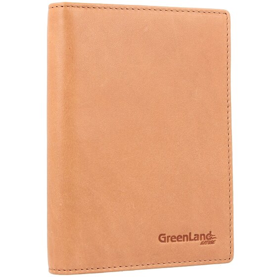 Greenland Nature Custodia per passaporto in pelle RFID di colore morbido 12 cm