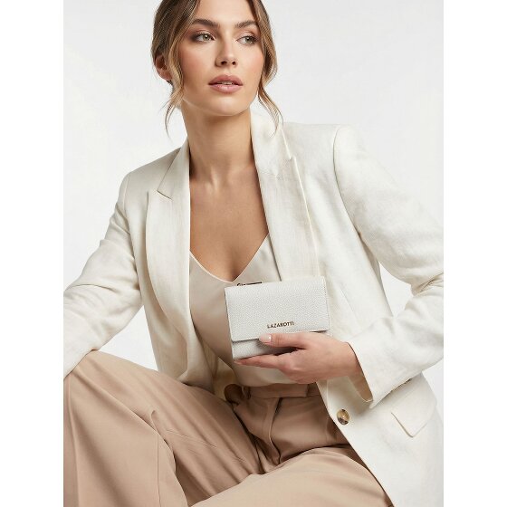 Lazarotti Bologna Portafoglio XL in pelle con scomparto con zip 14 cm