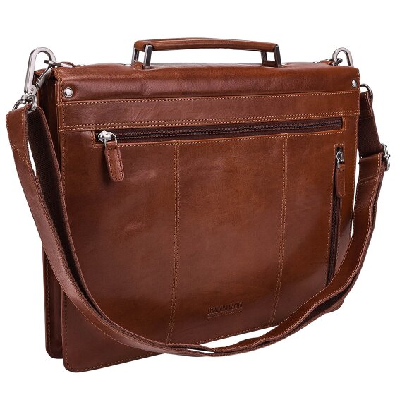 Leonhard Heyden Cambridge Cartella in pelle 38 cm Scomparto per laptop
