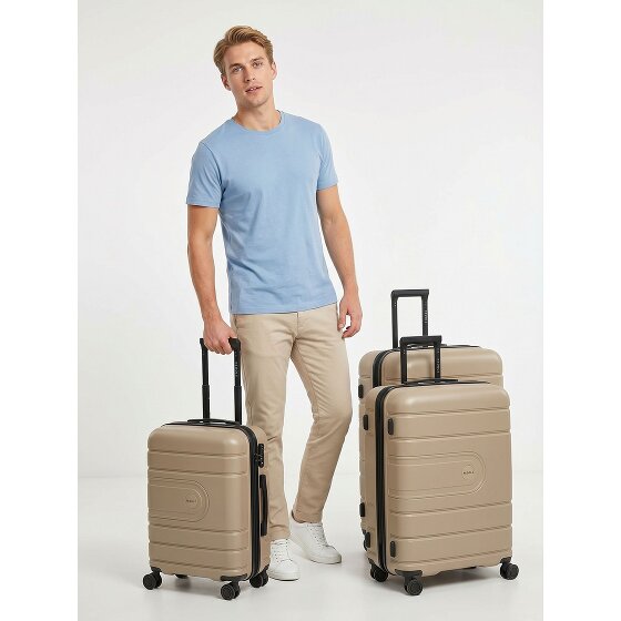 Redolz Essentials 11 4 ruote Set di valigie 3 pezzi con piega di espansione