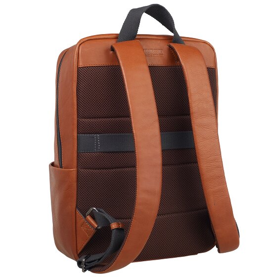 Leonhard Heyden Hamburg Zaino in pelle 40 cm Scomparto per laptop