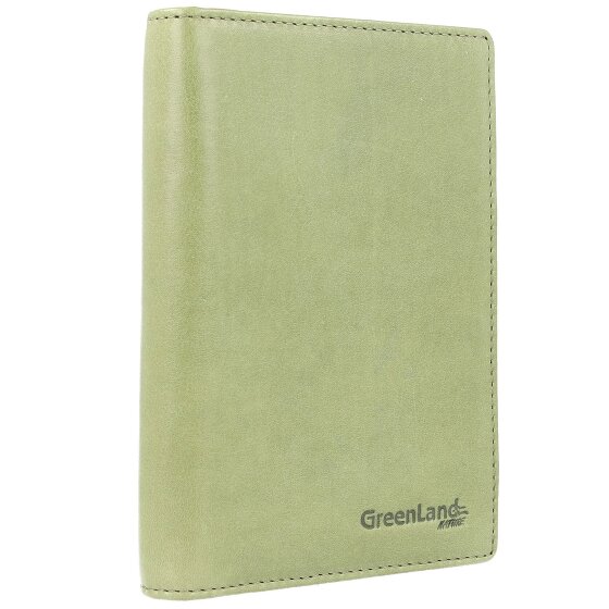 Greenland Nature Custodia per passaporto in pelle RFID di colore morbido 12 cm