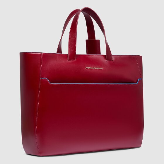 Piquadro Blue Square Borsa shopper Vera Pelle 40 cm