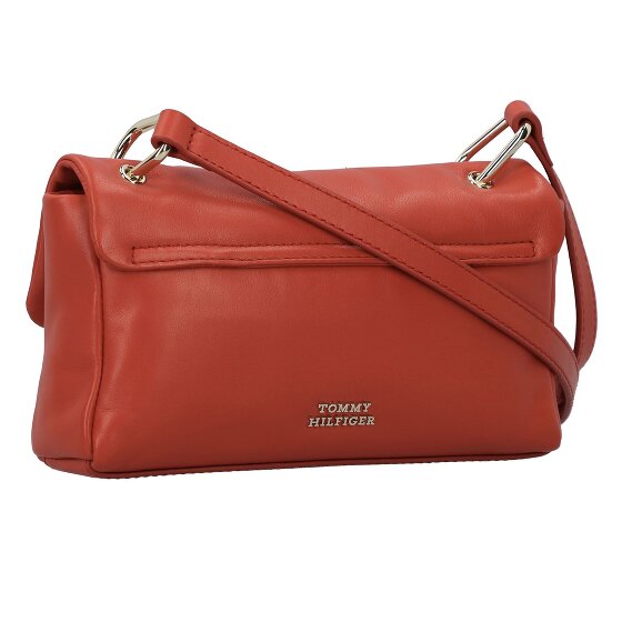 Tommy Hilfiger Pushlock Borsa a tracolla Vera Pelle 22 cm