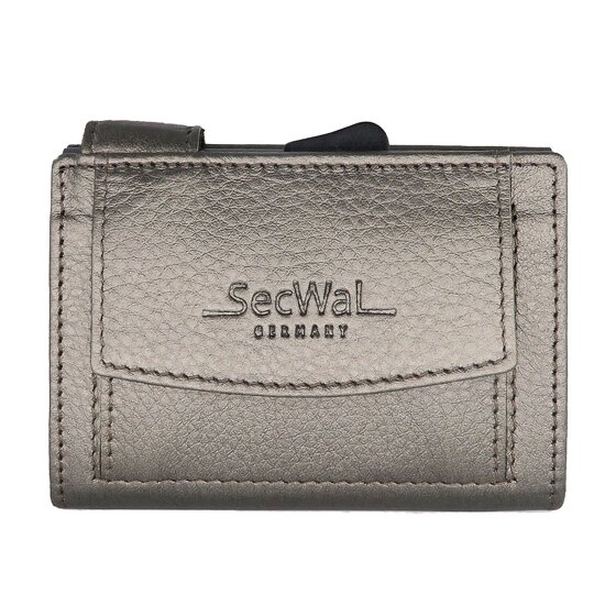 SecWal Custodia per carte di credito RFID in pelle 7 cm